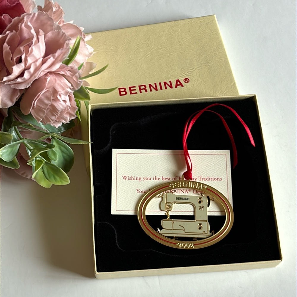 Bernina Holiday Ornament 2002 Sewing Machine Ornament Bernina Sewing Machine